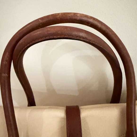 Buttery Soft Genuine Leather Tote Satchel Briefcase Bag Made in Italy - Picture 10 of 16